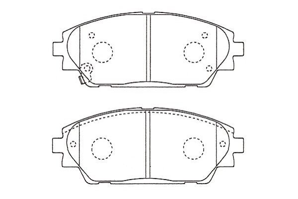 KAVO PARTS Jarrupala, levyjarru BP-4584